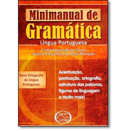 Tamanhos, Medidas e Dimensões do produto Livro - Minimanual de Gramática - Língua Portuguesa