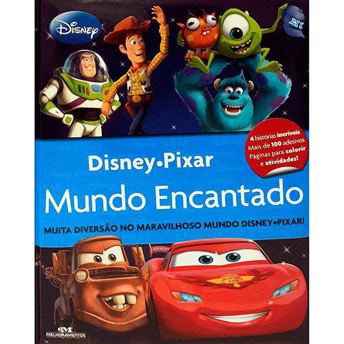 Tamanhos, Medidas e Dimensões do produto Livro - Mundo Encantado - Pixar