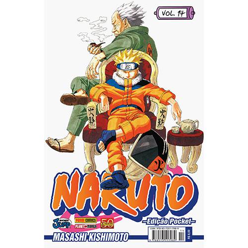 Tamanhos, Medidas e Dimensões do produto Livro - Naruto: Edição Pocket - Vol.14