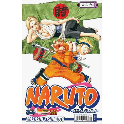 Tamanhos, Medidas e Dimensões do produto Livro - Naruto: Edição Pocket - Vol.18