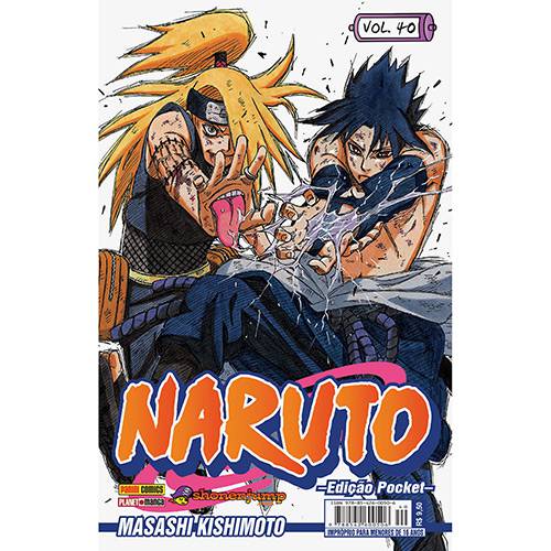 Tamanhos, Medidas e Dimensões do produto Livro - Naruto: Edição Pocket - Vol.40