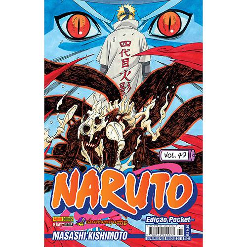 Tamanhos, Medidas e Dimensões do produto Livro - Naruto: Edição Pocket - Vol.47