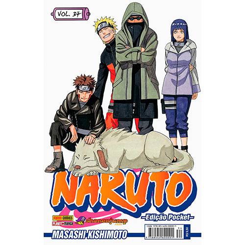 Tamanhos, Medidas e Dimensões do produto Livro - Naruto: Edição Pocket - Vol.34