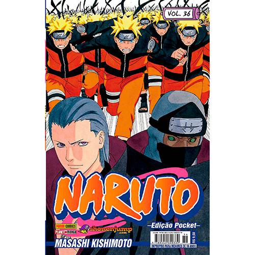 Tamanhos, Medidas e Dimensões do produto Livro - Naruto: Edição Pocket - Vol.36