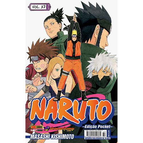 Tamanhos, Medidas e Dimensões do produto Livro - Naruto: Edição Pocket - Vol.37