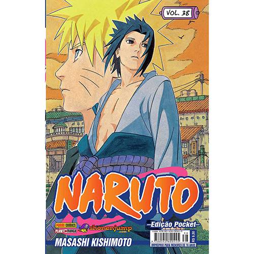 Tamanhos, Medidas e Dimensões do produto Livro - Naruto: Edição Pocket - Vol.38