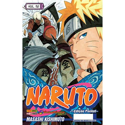 Tamanhos, Medidas e Dimensões do produto Livro - Naruto Pocket 56