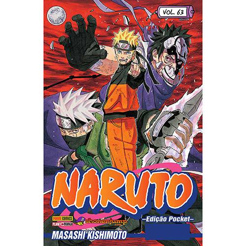 Tamanhos, Medidas e Dimensões do produto Livro - Naruto - Vol. 63 [Pocket]