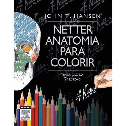 Tamanhos, Medidas e Dimensões do produto Livro - Netter Anatomia para Colorir