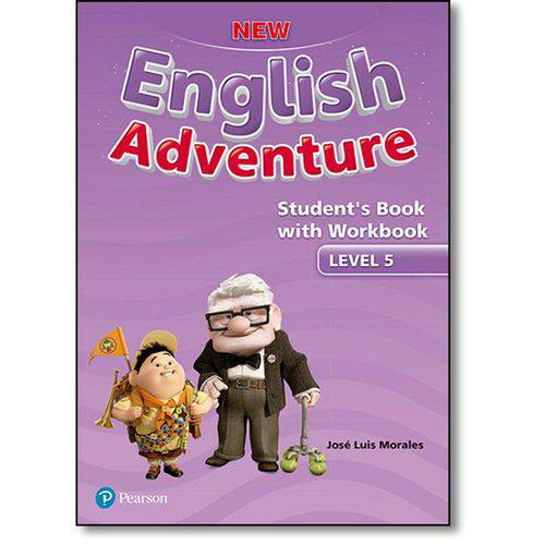 Tamanhos, Medidas e Dimensões do produto Livro - New English Adventure: Students Book With Workbook - Level 5