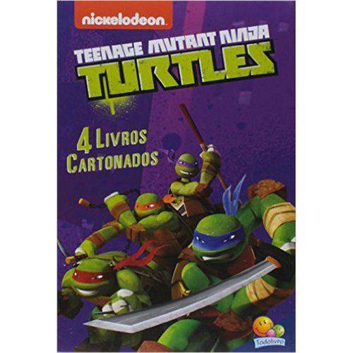 Tamanhos, Medidas e Dimensões do produto Livro - Ninja Turtles: Minha Maletinha de Licenciados - Kit C/ 04 Livros