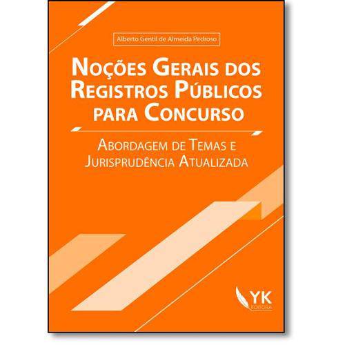 Tamanhos, Medidas e Dimensões do produto Livro - Noções Gerais dos Registros Públicos: para Concurso