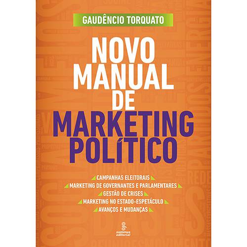Tamanhos, Medidas e Dimensões do produto Livro - Novo Manual de Marketing Político