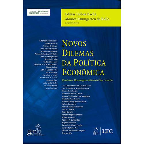 Tamanhos, Medidas e Dimensões do produto Livro - Novos Dilemas da Política Econômica - Ensaios em Homenagem a Dionisio Dias Carneiro