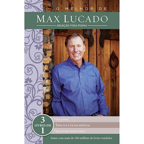 Tamanhos, Medidas e Dimensões do produto Livro - o Melhor de Max Lucado: Seleção Vida Plena - 3 Livros em 1