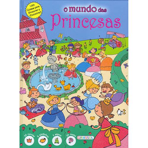 Tamanhos, Medidas e Dimensões do produto Livro - o Mundo das Princesas: 1001 Coisas para Procurar e Encontrar!