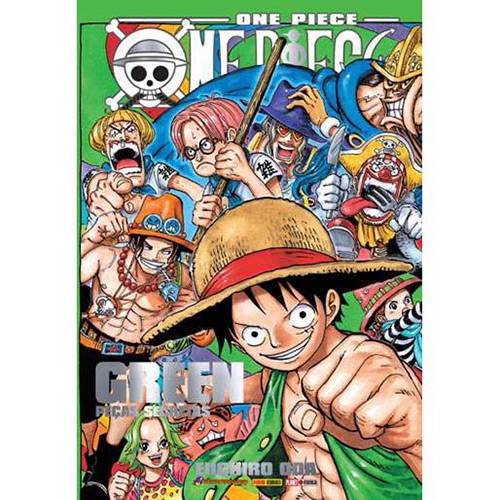 Tamanhos, Medidas e Dimensões do produto Livro - One Piece Green
