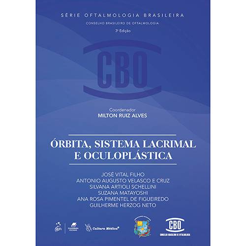 Tamanhos, Medidas e Dimensões do produto Livro - Órbita, Sistema Lacrimal e Oculoplástica - Coleção CBO - Série Oftalmologia Brasileira