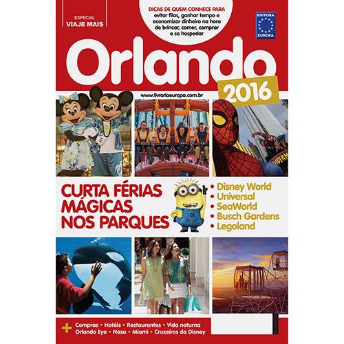 Tamanhos, Medidas e Dimensões do produto Livro - Orlando 2016