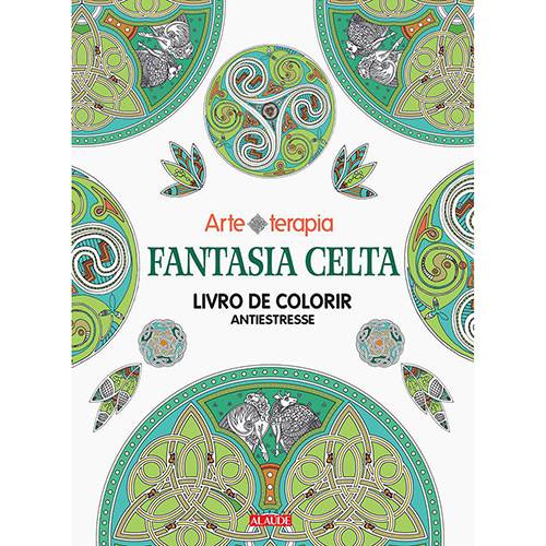 Tamanhos, Medidas e Dimensões do produto Livro para Colorir Adulto - Fantasia Celta