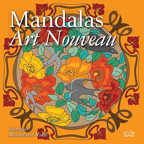Tamanhos, Medidas e Dimensões do produto Livro para Colorir Adulto - Mandalas Art Nouveau