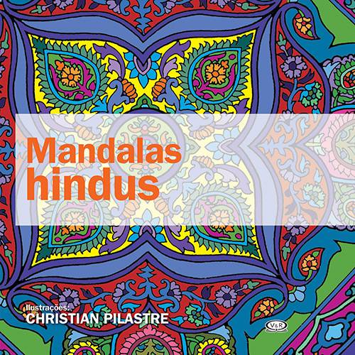 Tamanhos, Medidas e Dimensões do produto Livro para Colorir Adulto - Mandalas Hindus - 1ª Edição