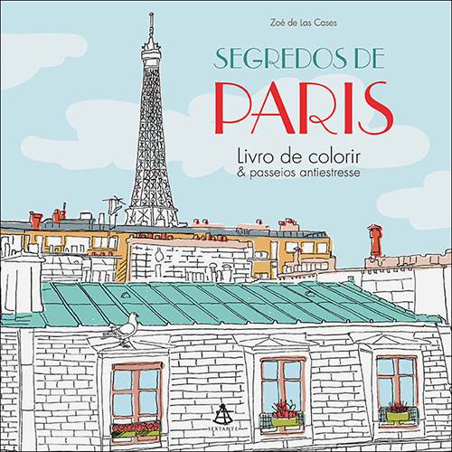 Tamanhos, Medidas e Dimensões do produto Livro para Colorir Adulto - Segredos de Paris
