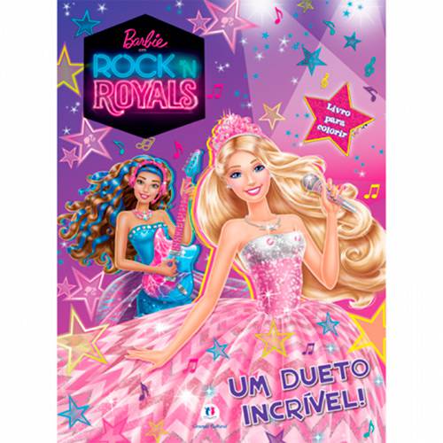 Tamanhos, Medidas e Dimensões do produto Livro para Colorir - Barbie - Rock 'N Royals - um Dueto Incrível!