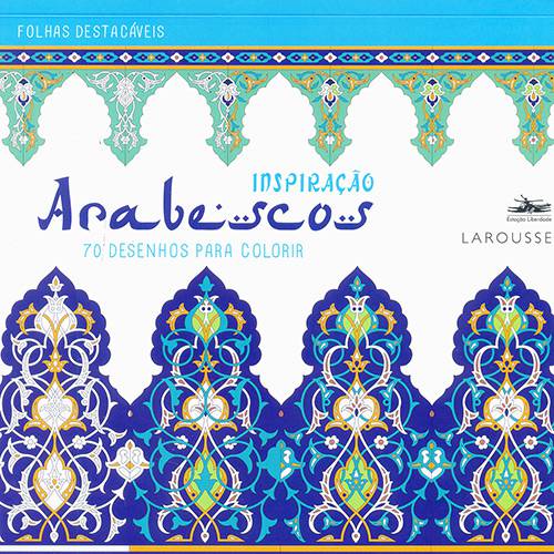 Tamanhos, Medidas e Dimensões do produto Livro para Colorir - Inspiração Arabescos: 70 Desenhos para Colorir