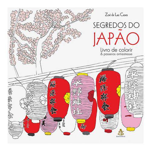 Tamanhos, Medidas e Dimensões do produto Livro para Colorir - Segredos do Japão - Livro de Colorir & Passeios Antiestresse