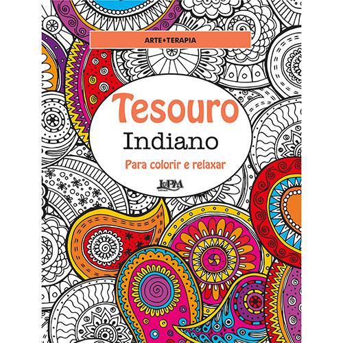 Tamanhos, Medidas e Dimensões do produto Livro para Colorir - Tesouro Indiano: para Colorir e Relaxar