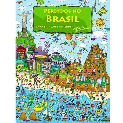 Tamanhos, Medidas e Dimensões do produto Livro - Perdidos no Brasil - para Brincar e Aprender