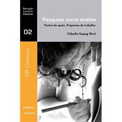 Tamanhos, Medidas e Dimensões do produto Livro - Pesquisa Como Ensino : Textos de Apoio - Propostas de Trabalho