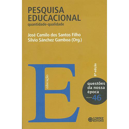 Tamanhos, Medidas e Dimensões do produto Livro - Pesquisa Educacional: Quantidade - Qualidade - Questões da Nossa Época - Vol. 46