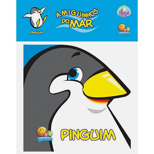 Tamanhos, Medidas e Dimensões do produto Pinguim: Coleção Amiguinhos do Mar - Livro de Banho