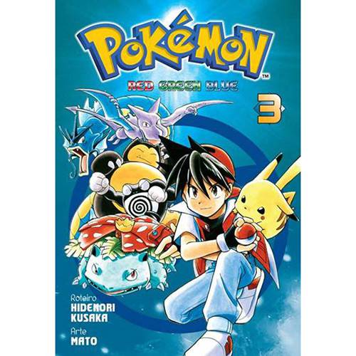 Tamanhos, Medidas e Dimensões do produto Livro - Pokemon Red Green Blue 3