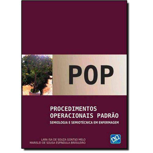 Tamanhos, Medidas e Dimensões do produto Livro - Pop - Procedimentos Operacionais Padrão - Semiologia e Semiotécnica em Enfermagem - Melo