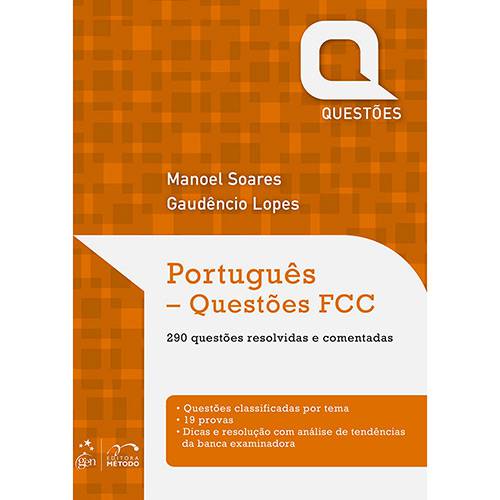 Tamanhos, Medidas e Dimensões do produto Livro - Português-Questões FCC