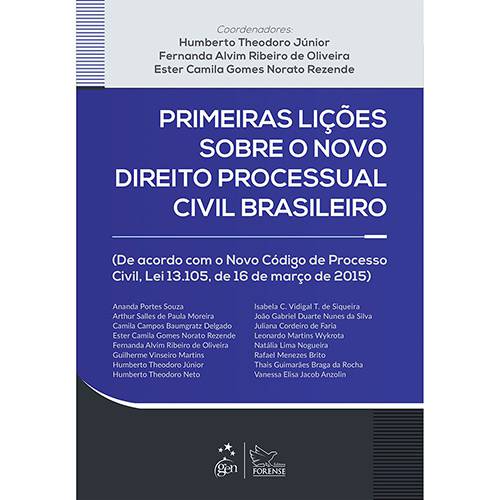 Tamanhos, Medidas e Dimensões do produto Livro - Primeiras Lições Sobre o Novo Direito Processual Civil Brasileiro
