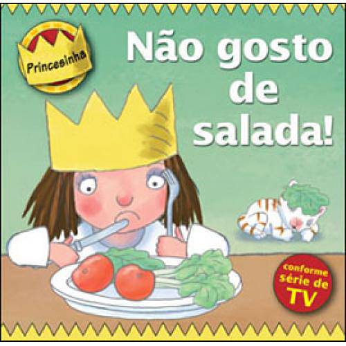 Tamanhos, Medidas e Dimensões do produto Livro - Princesinha - não Gosto de Salada!