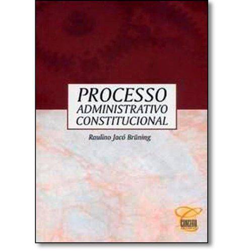 Tamanhos, Medidas e Dimensões do produto Livro - Processo Administrativo Constitucional