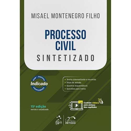 Tamanhos, Medidas e Dimensões do produto Livro - Processo Civil Sintetizado