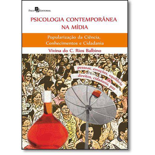 Tamanhos, Medidas e Dimensões do produto Livro - Psicologia Contemporânea na Mídia: Popularização da Ciência, Conhecimentos e Cidadania