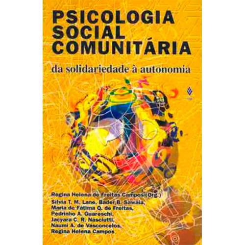 Tamanhos, Medidas e Dimensões do produto Livro - Psicologia Social Comunitaria