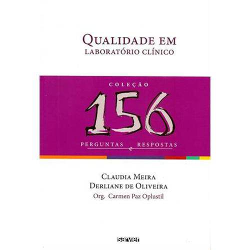 Tamanhos, Medidas e Dimensões do produto Livro - Qualidade em Laboratório Clínico - Coleção 156 Perguntas e Respostas - Oplustil