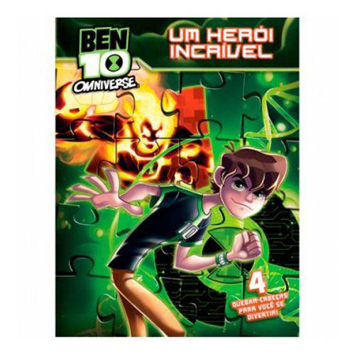 Tamanhos, Medidas e Dimensões do produto Livro Quebra-Cabeça BEN 10 um Heroi Incrível