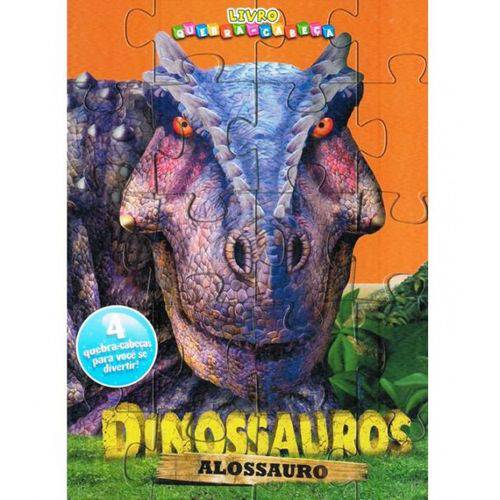 Tamanhos, Medidas e Dimensões do produto Livro Quebra-Cabeçá Dinossauros-Alossauro