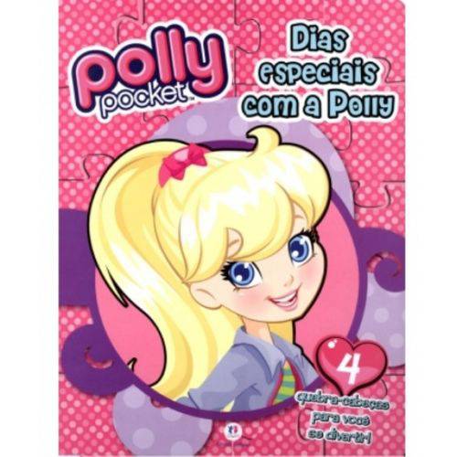 Tamanhos, Medidas e Dimensões do produto Livro Quebra-Cabeça Polly Pocket Dias Especiais com a Polly