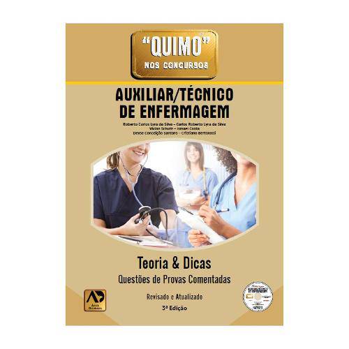 Tamanhos, Medidas e Dimensões do produto Livro - Quimo Auxiliar/Técnico de Enfermagem - Lyra