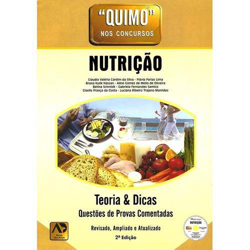 Tamanhos, Medidas e Dimensões do produto Livro - Quimo - Nutrição - Teoria e Dicas Questões de Provas Comentadas - Hassan